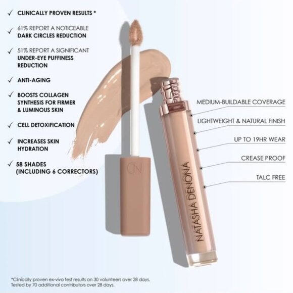 NATASHA DENONA HY-GLAM CONCEALER YP5 - Picture 2 of 3
